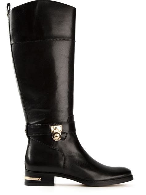 michael kors black ailee boots|Michael Kors black boots.